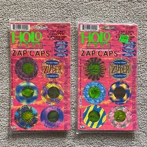 Vintage 1994 Holo Zone 3D Hologram Zap Caps